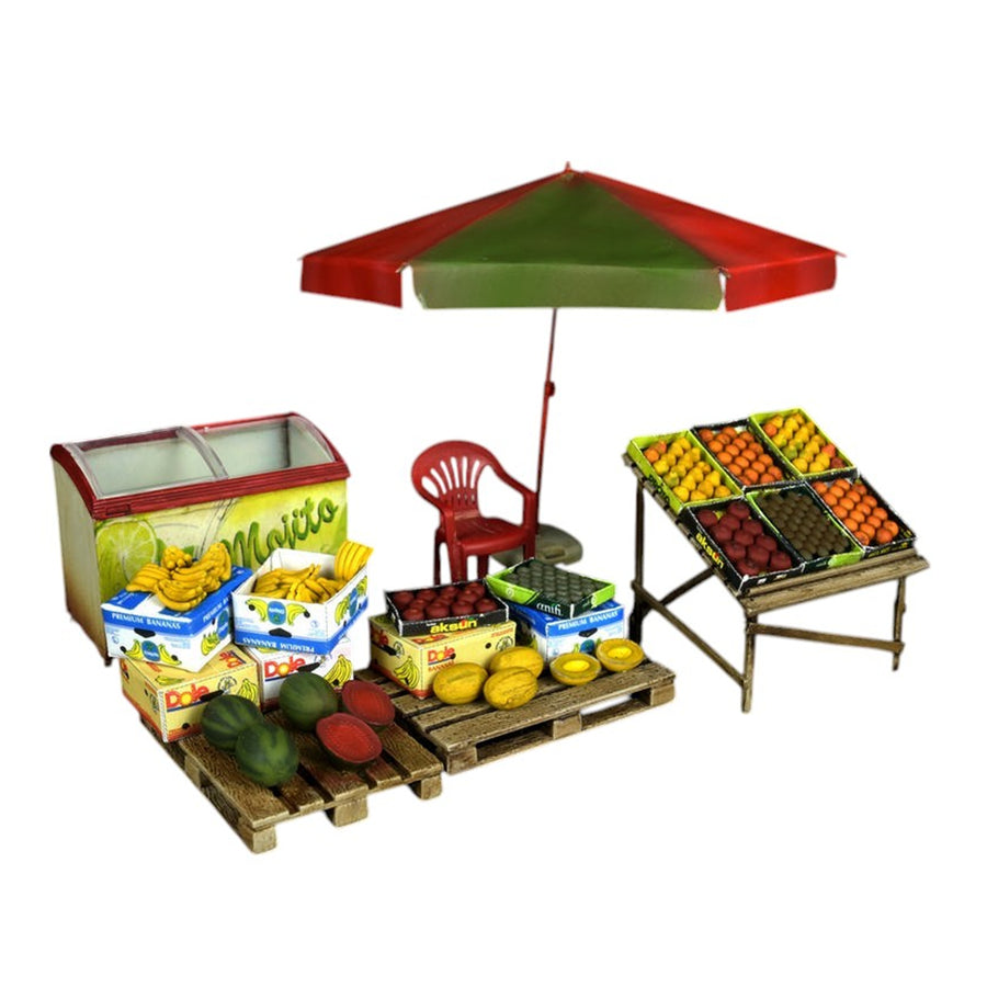 Miniart 2-35612 - MINIART 1/35 STREET FRUIT SHOP