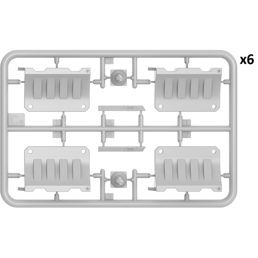 MINIART 1/35 PLASTIC BARRIER SET