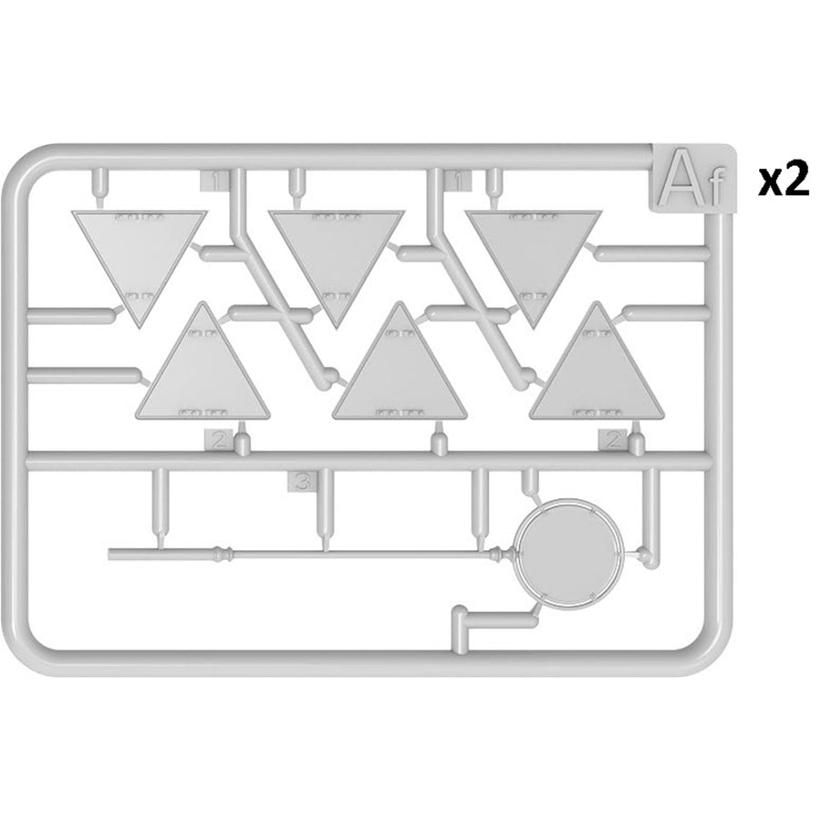 Miniart 2-35637 - MINIART 1/35 IT TRAFFIC SIGNS 30/40's