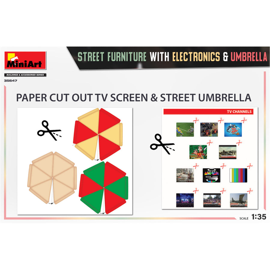 Miniart 2-35647 - MINIART 1/35 STREET FURNITURE