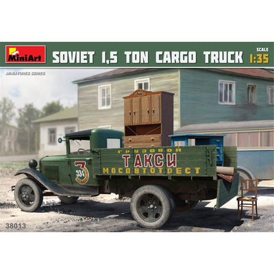 Miniart 2-38013 - MINIART 1/35 SOVIET 1.5TON TRUCK AA "POLUTORKA"