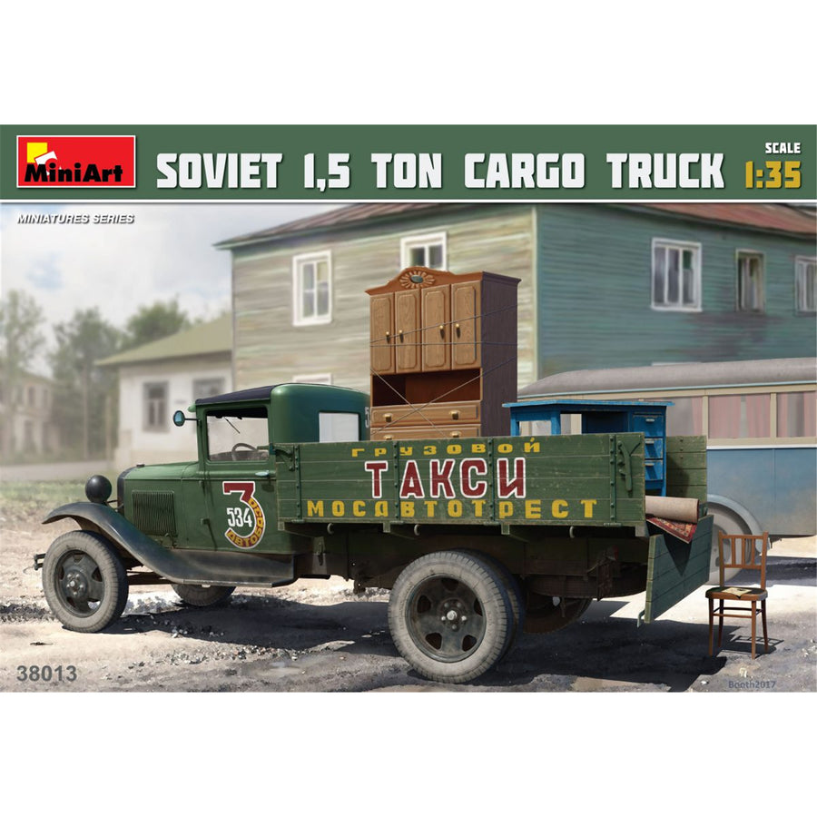 Miniart 2-38013 - MINIART 1/35 SOVIET 1.5TON TRUCK AA "POLUTORKA"