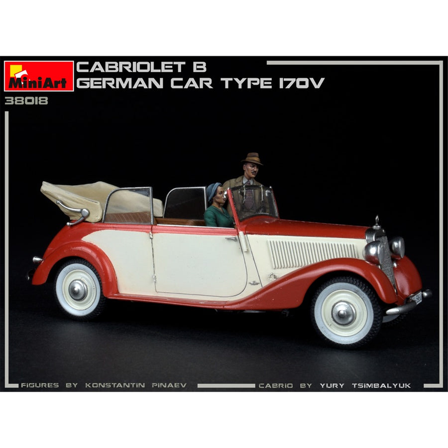 Miniart 2-38018 - MINIART 1/35 GERMAN CABRIOLET CAR TYPE 170
