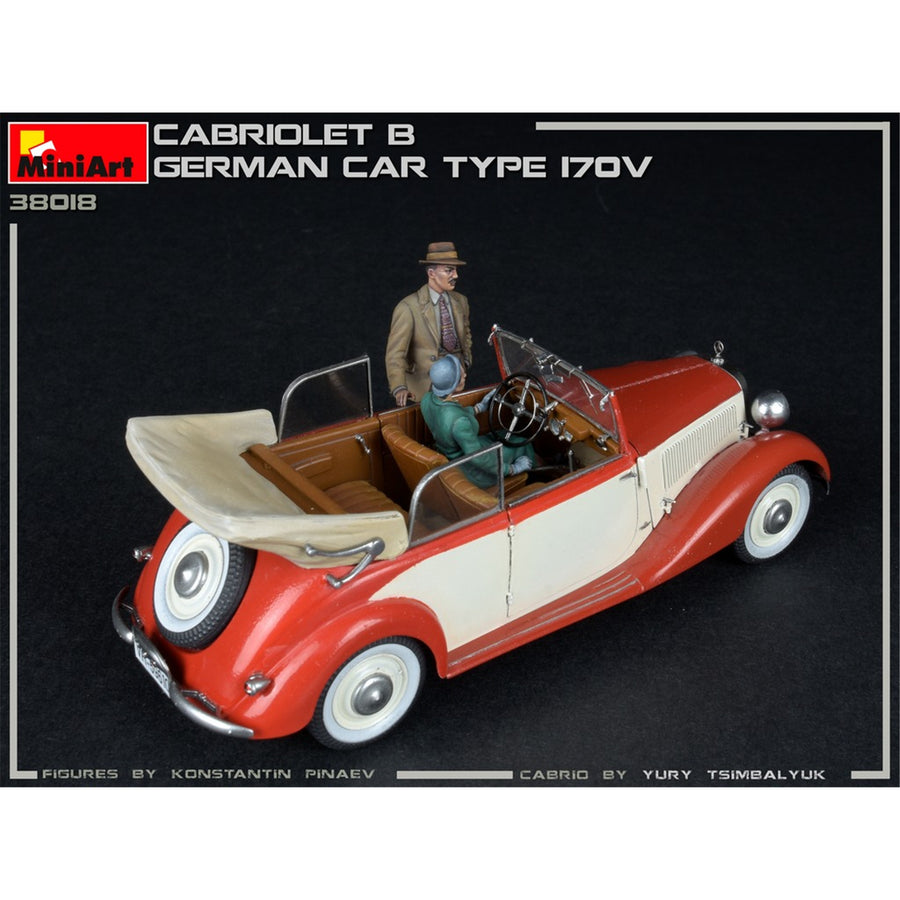 Miniart 2-38018 - MINIART 1/35 GERMAN CABRIOLET CAR TYPE 170