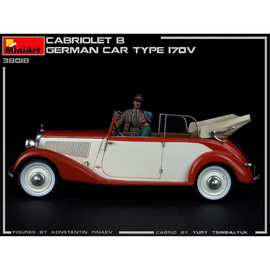 Miniart 2-38018 - MINIART 1/35 GERMAN CABRIOLET CAR TYPE 170