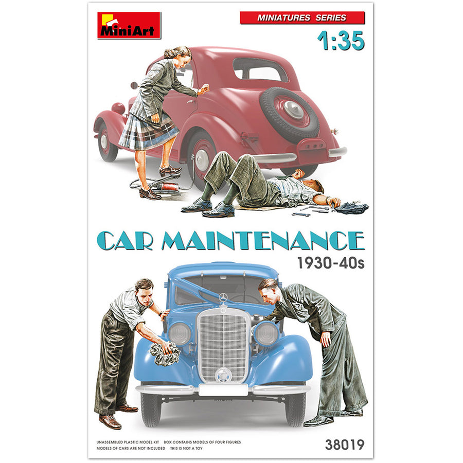 Miniart 2-38019 - MINIART 1/35 CAR MAINTENANCE 1930/40's