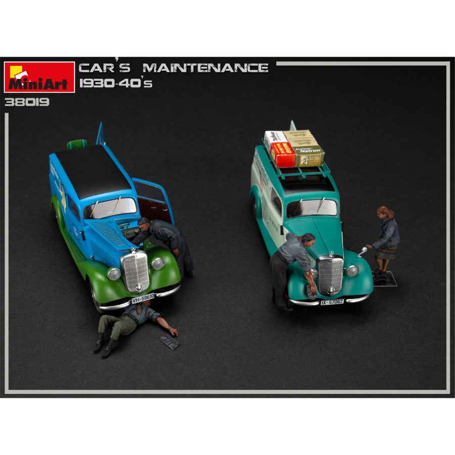 Miniart 2-38019 - MINIART 1/35 CAR MAINTENANCE 1930/40's