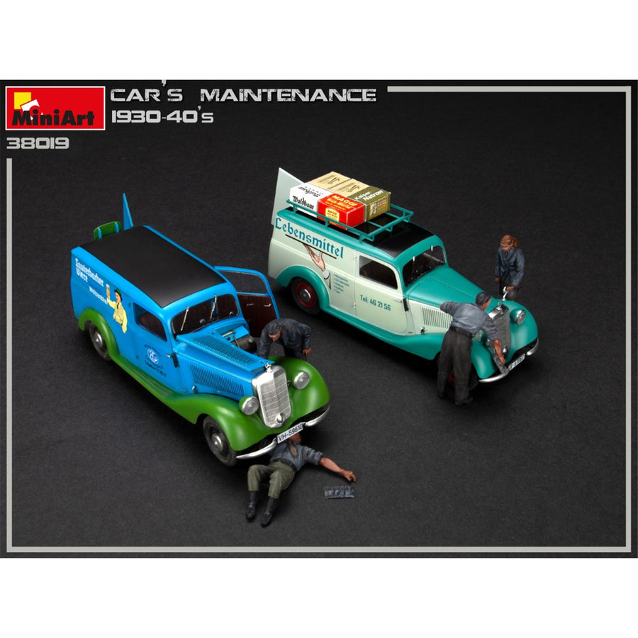 Miniart 2-38019 - MINIART 1/35 CAR MAINTENANCE 1930/40's