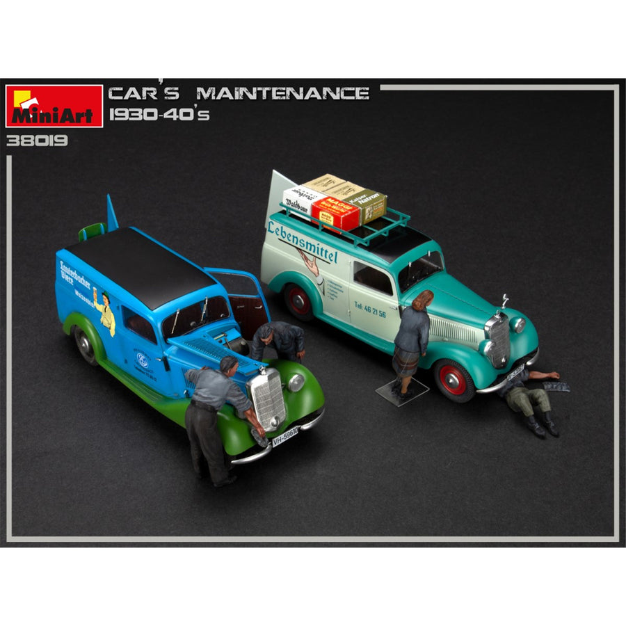 Miniart 2-38019 - MINIART 1/35 CAR MAINTENANCE 1930/40's