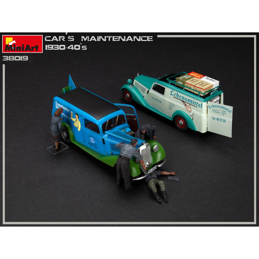 Miniart 2-38019 - MINIART 1/35 CAR MAINTENANCE 1930/40's