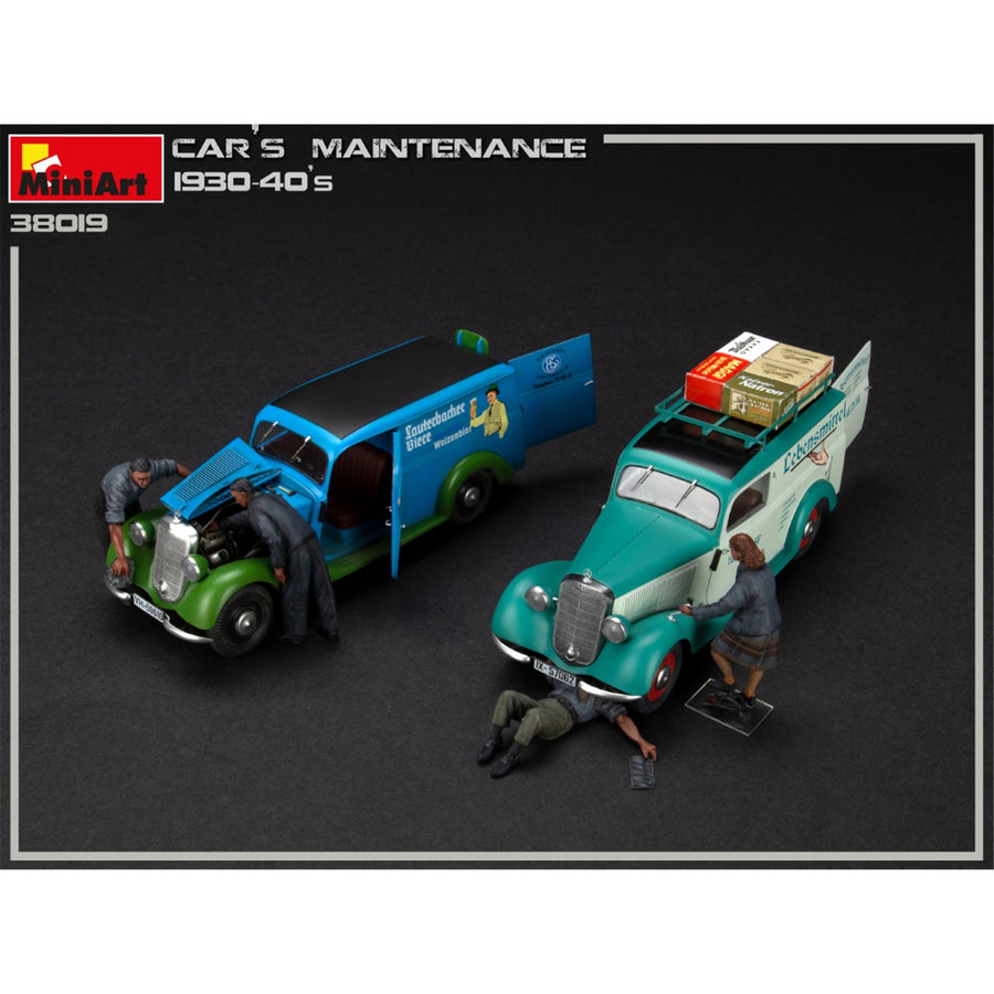 Miniart 2-38019 - MINIART 1/35 CAR MAINTENANCE 1930/40's