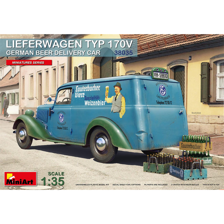 Miniart 2-38035 - MINIART 1/35 LIEFERWAGEN BEER DELIVERY CAR