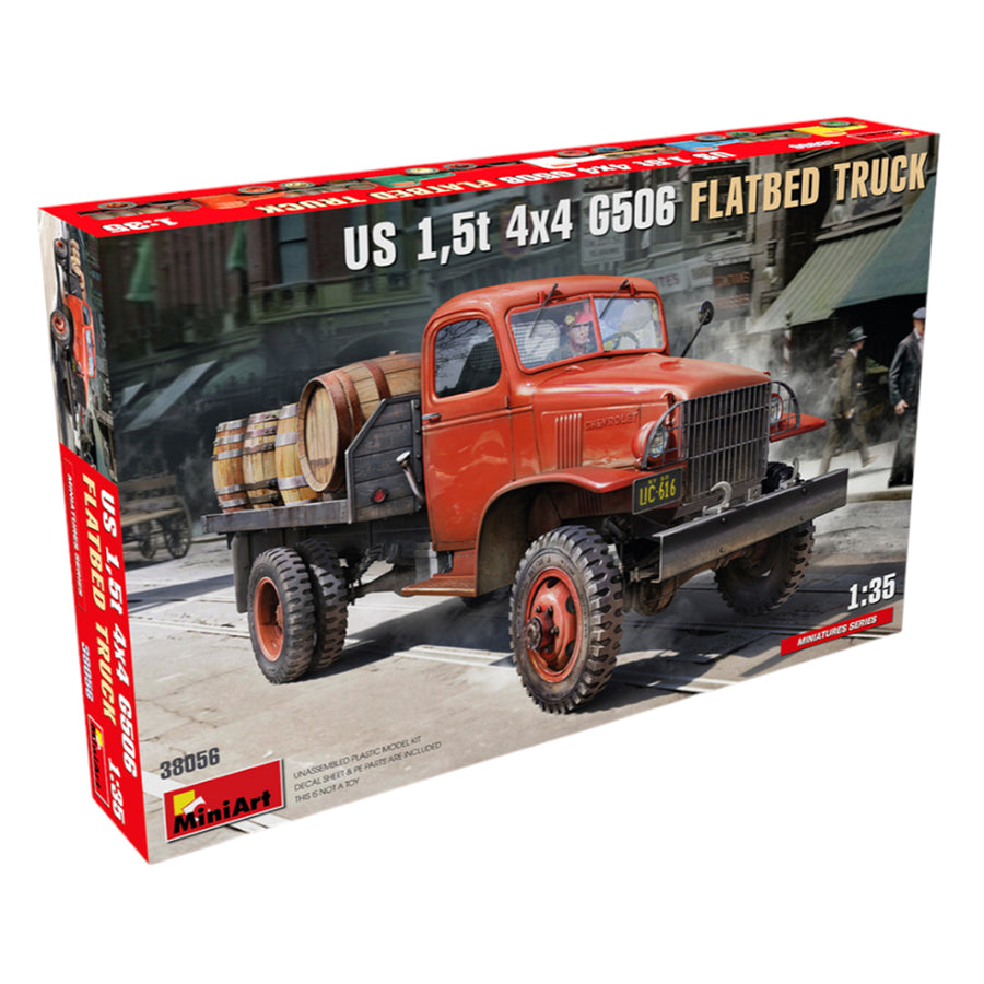 Miniart 2-38056 - MINIART 1/35 U.S. 1.5t 4X4 FLATBED TRUCK