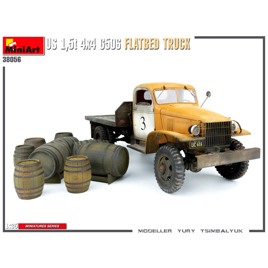 Miniart 2-38056 - MINIART 1/35 U.S. 1.5t 4X4 FLATBED TRUCK