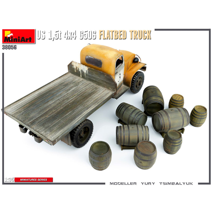 Miniart 2-38056 - MINIART 1/35 U.S. 1.5t 4X4 FLATBED TRUCK
