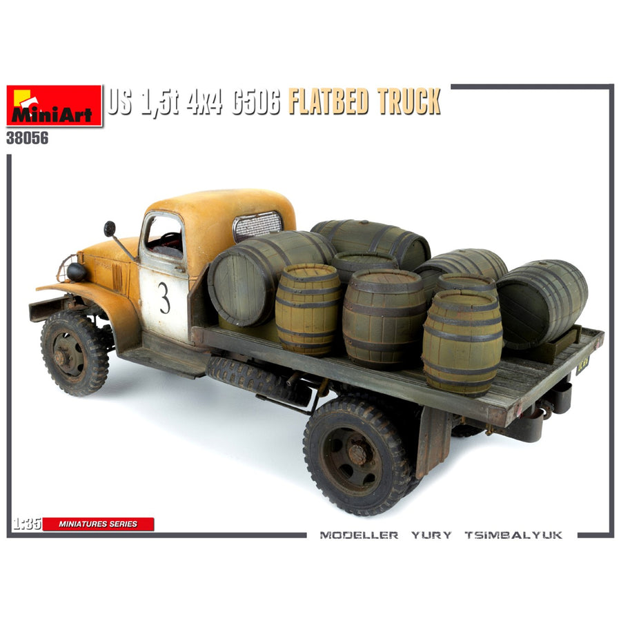 Miniart 2-38056 - MINIART 1/35 U.S. 1.5t 4X4 FLATBED TRUCK