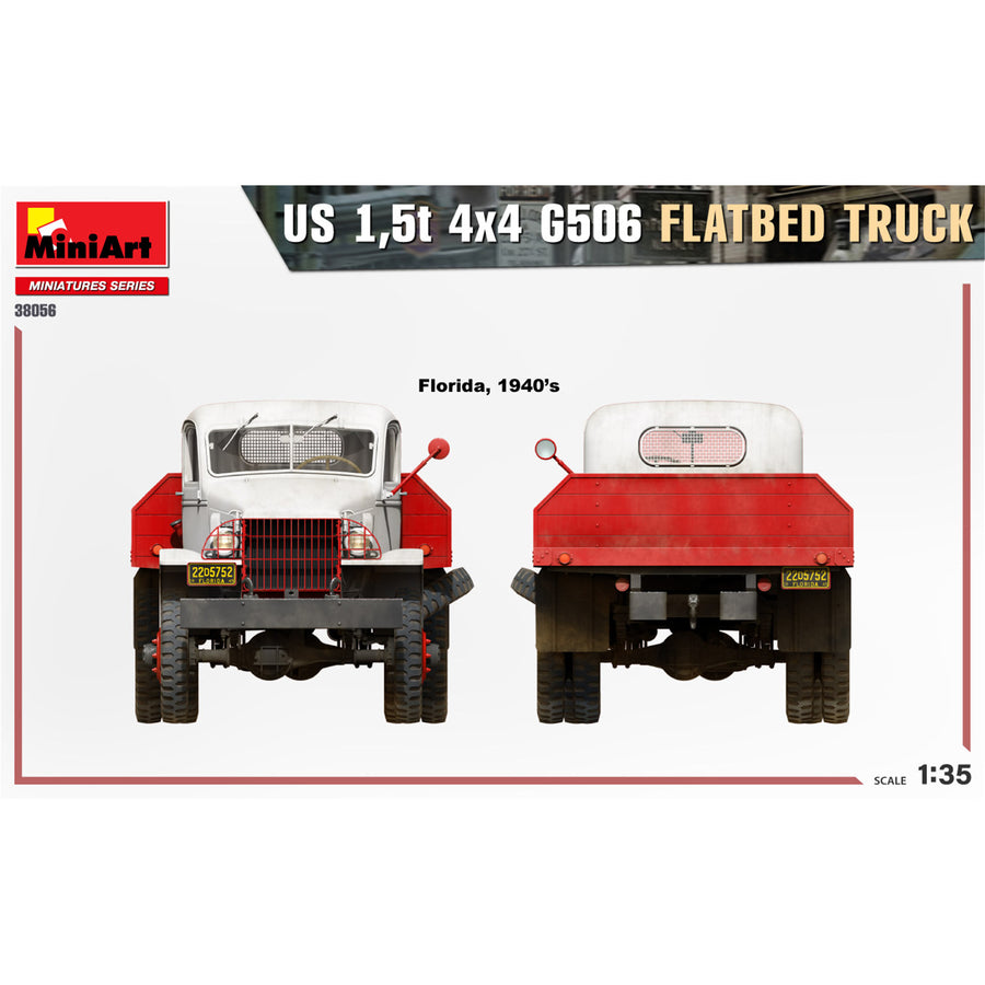 Miniart 2-38056 - MINIART 1/35 U.S. 1.5t 4X4 FLATBED TRUCK