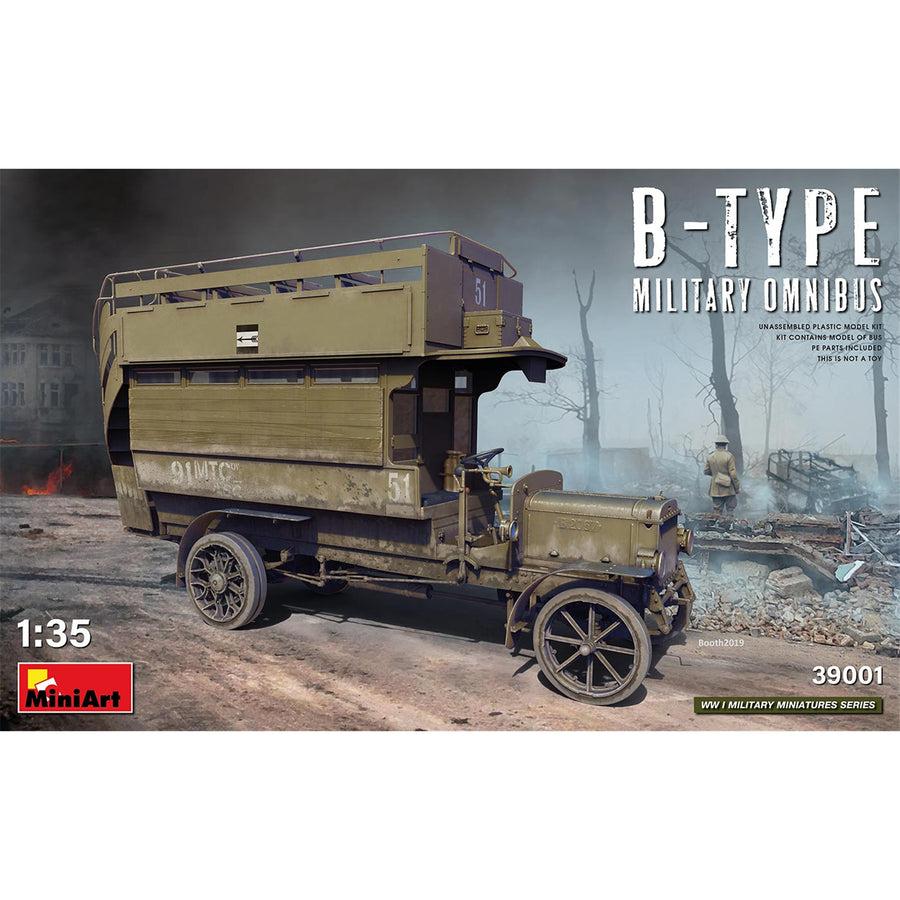 Miniart 2-39001 - MINIART 1/35 B-TYPE MILITARY OMNIBUS