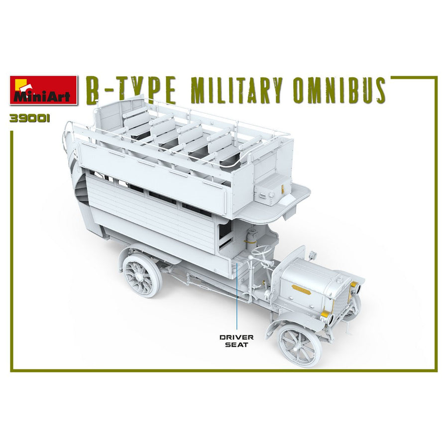 Miniart 2-39001 - MINIART 1/35 B-TYPE MILITARY OMNIBUS