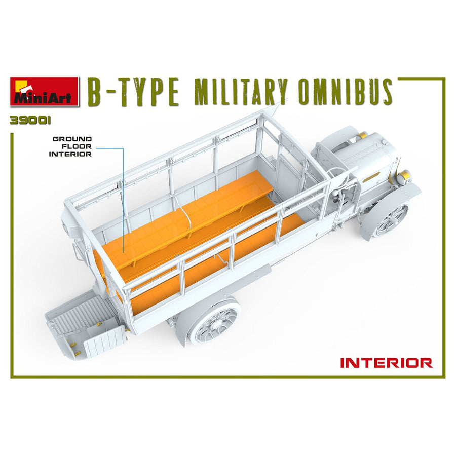 Miniart 2-39001 - MINIART 1/35 B-TYPE MILITARY OMNIBUS