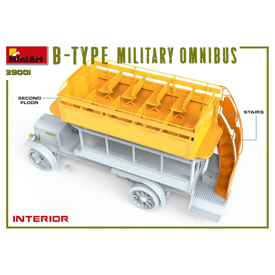 Miniart 2-39001 - MINIART 1/35 B-TYPE MILITARY OMNIBUS