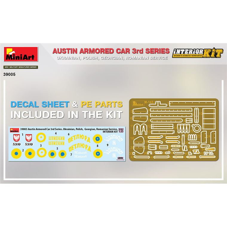 Miniart 2-39005 - MINIART 1/35 AUSTIN ARMOURED CAR: UKR;POL;GRG; ROM