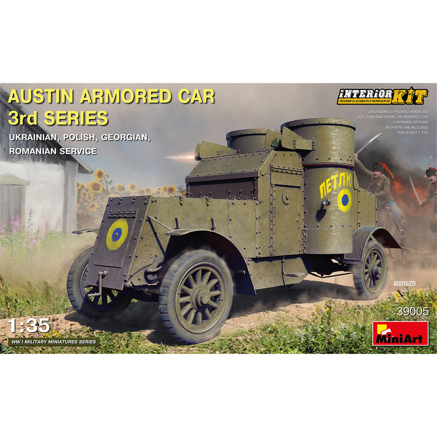 Miniart 2-39005 - MINIART 1/35 AUSTIN ARMOURED CAR: UKR;POL;GRG; ROM
