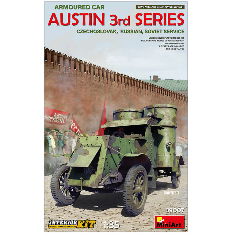 Miniart 2-39007 - MINIART 1/35 AUSTIN ARMOURED CAR: Cz;RUSS; SOVSERV