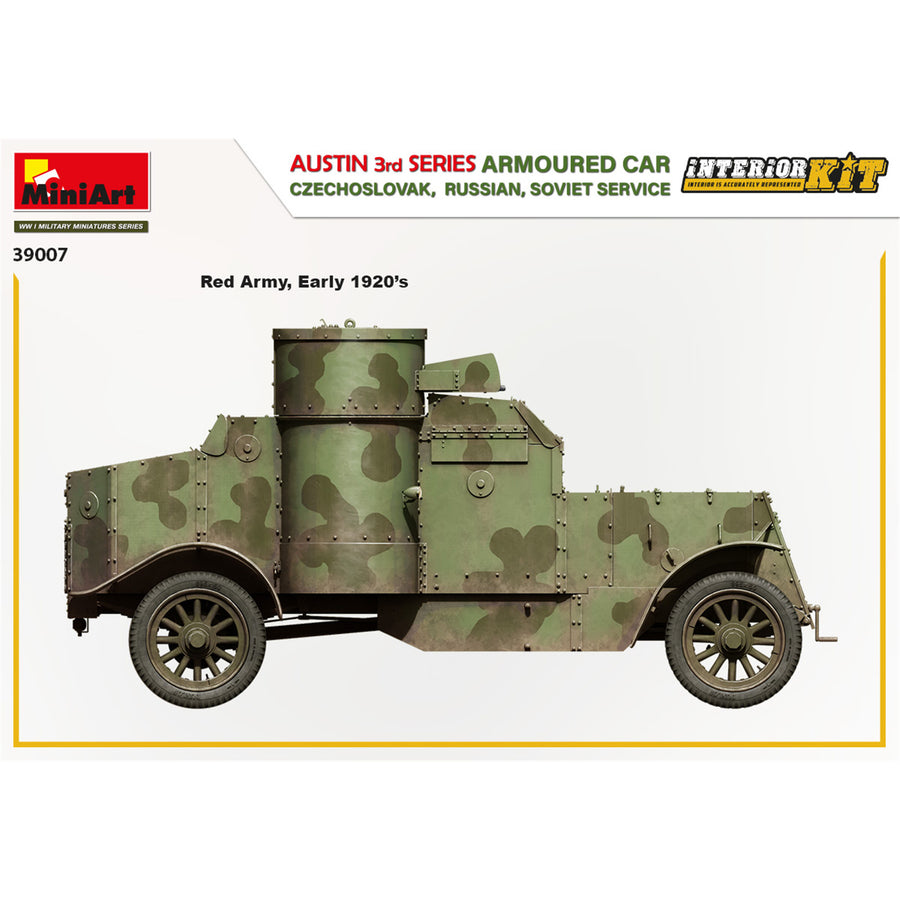 Miniart 2-39007 - MINIART 1/35 AUSTIN ARMOURED CAR: Cz;RUSS; SOVSERV