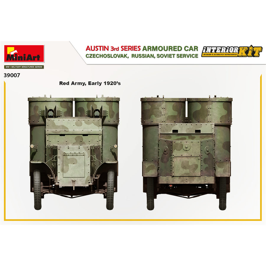 Miniart 2-39007 - MINIART 1/35 AUSTIN ARMOURED CAR: Cz;RUSS; SOVSERV