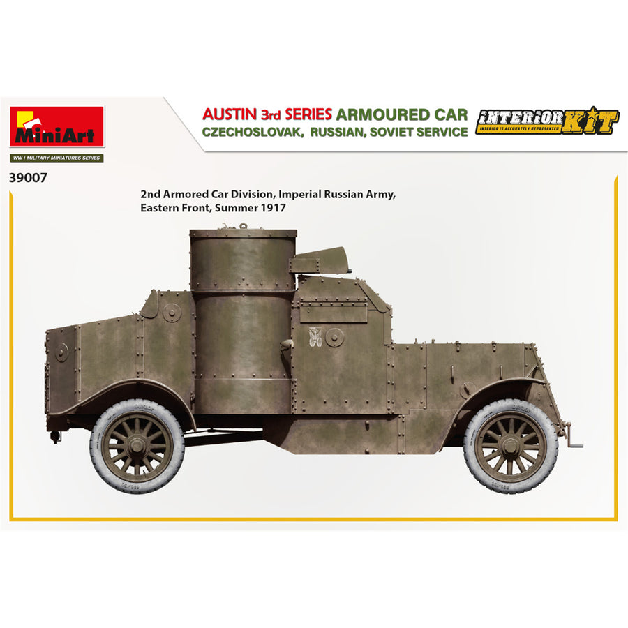 Miniart 2-39007 - MINIART 1/35 AUSTIN ARMOURED CAR: Cz;RUSS; SOVSERV
