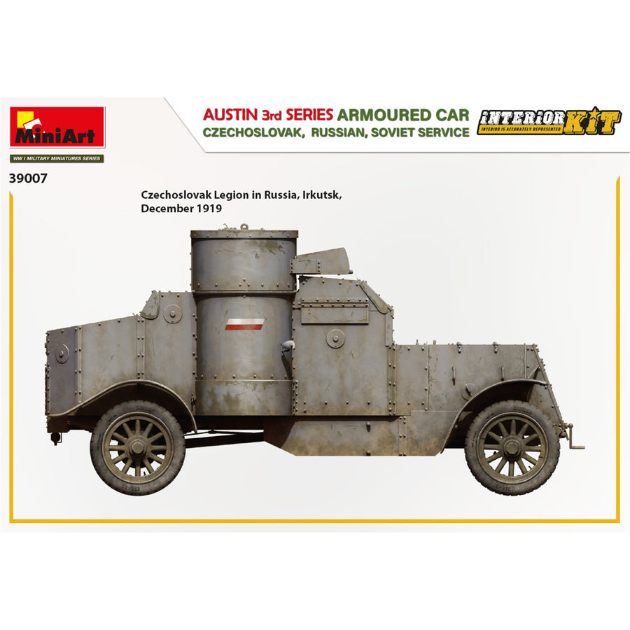 Miniart 2-39007 - MINIART 1/35 AUSTIN ARMOURED CAR: Cz;RUSS; SOVSERV