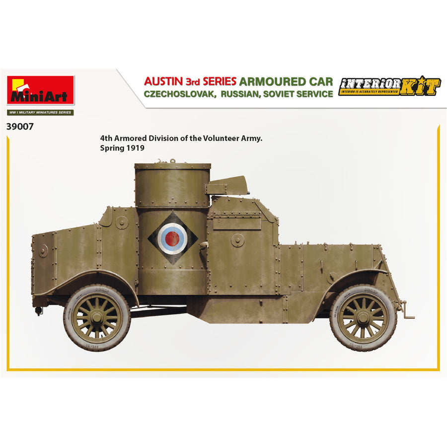 Miniart 2-39007 - MINIART 1/35 AUSTIN ARMOURED CAR: Cz;RUSS; SOVSERV