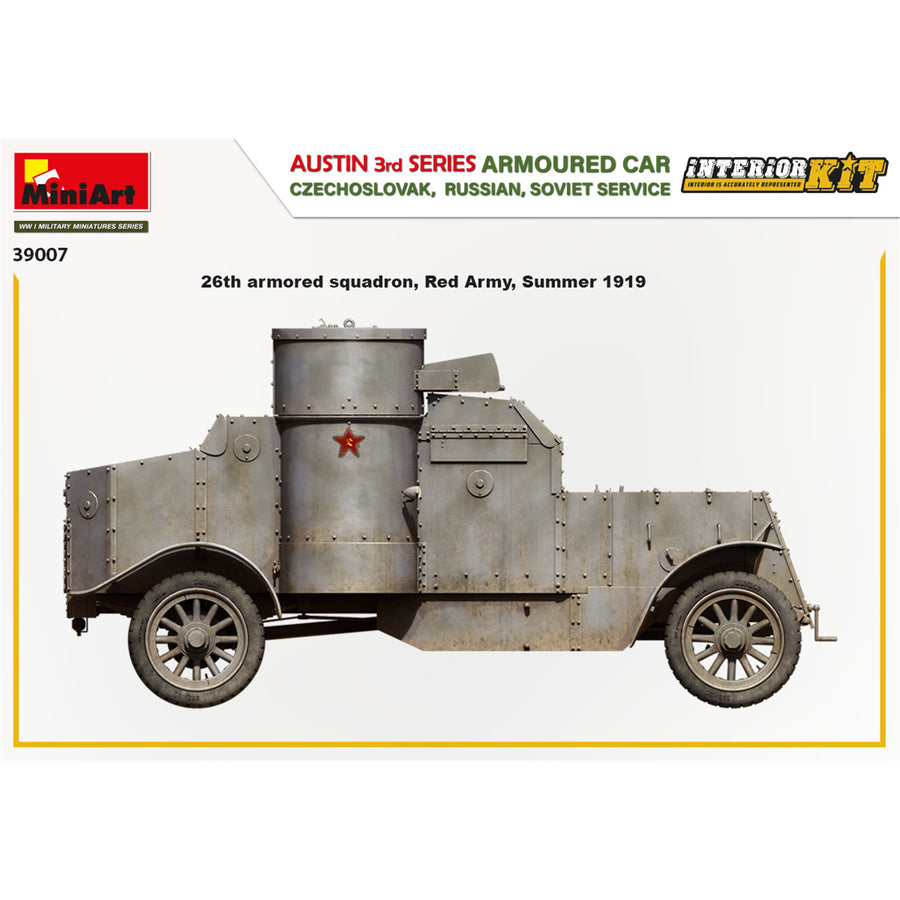 Miniart 2-39007 - MINIART 1/35 AUSTIN ARMOURED CAR: Cz;RUSS; SOVSERV