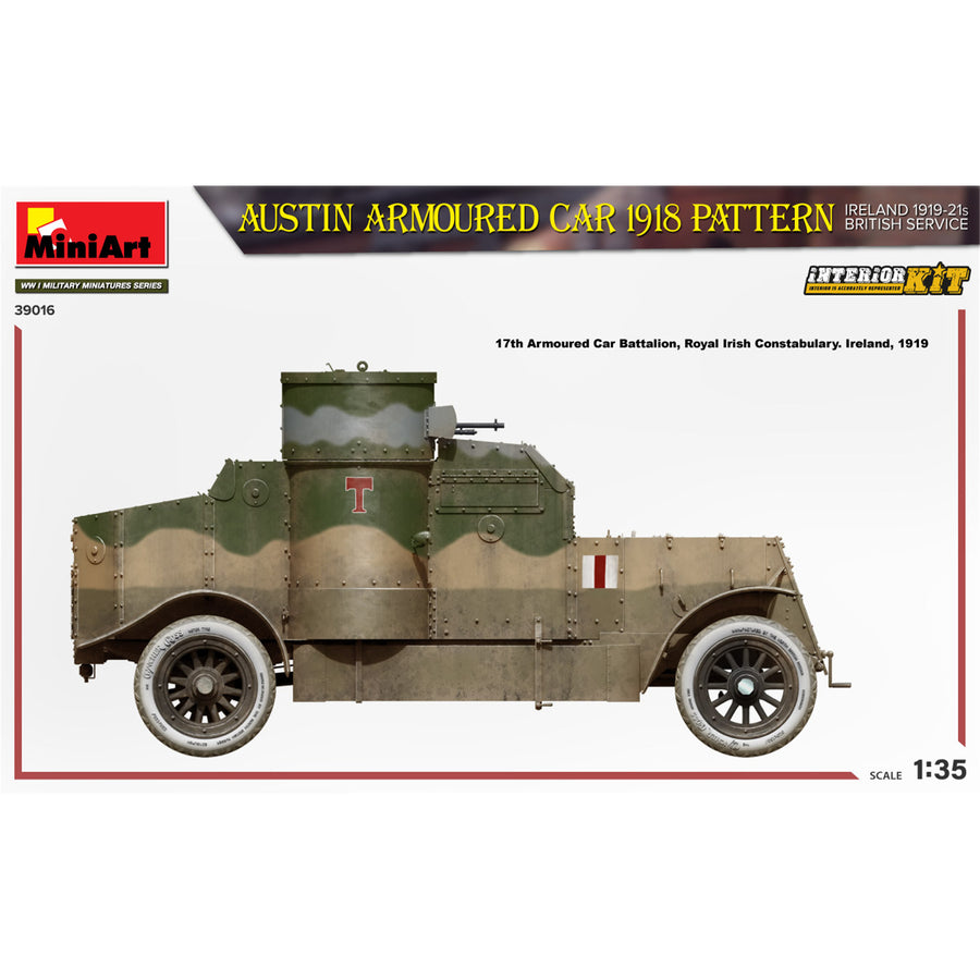 Miniart 2-39016 - MINIART 1/35 AUSTIN ARMOURED CAR 1919-21 IRISH