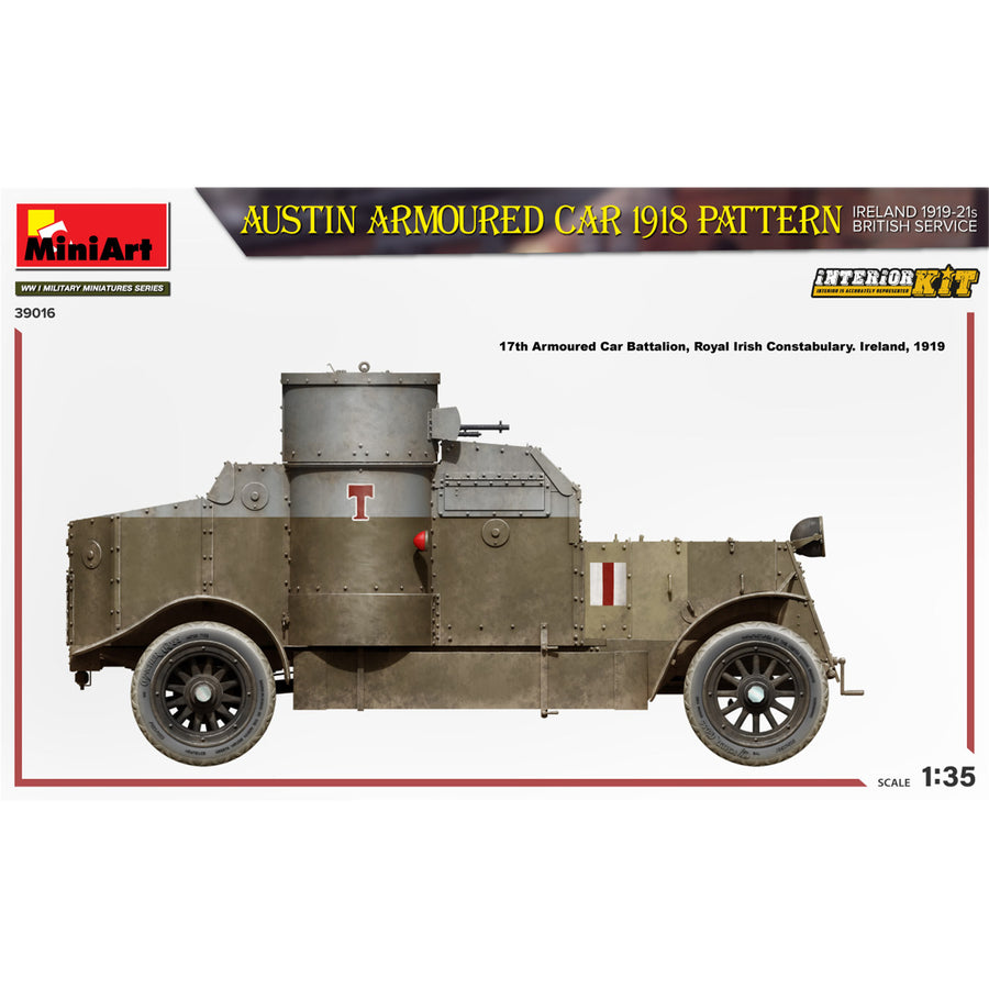 Miniart 2-39016 - MINIART 1/35 AUSTIN ARMOURED CAR 1919-21 IRISH
