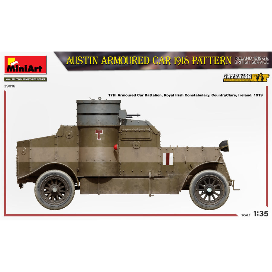 Miniart 2-39016 - MINIART 1/35 AUSTIN ARMOURED CAR 1919-21 IRISH