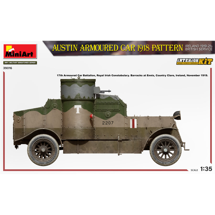 Miniart 2-39016 - MINIART 1/35 AUSTIN ARMOURED CAR 1919-21 IRISH