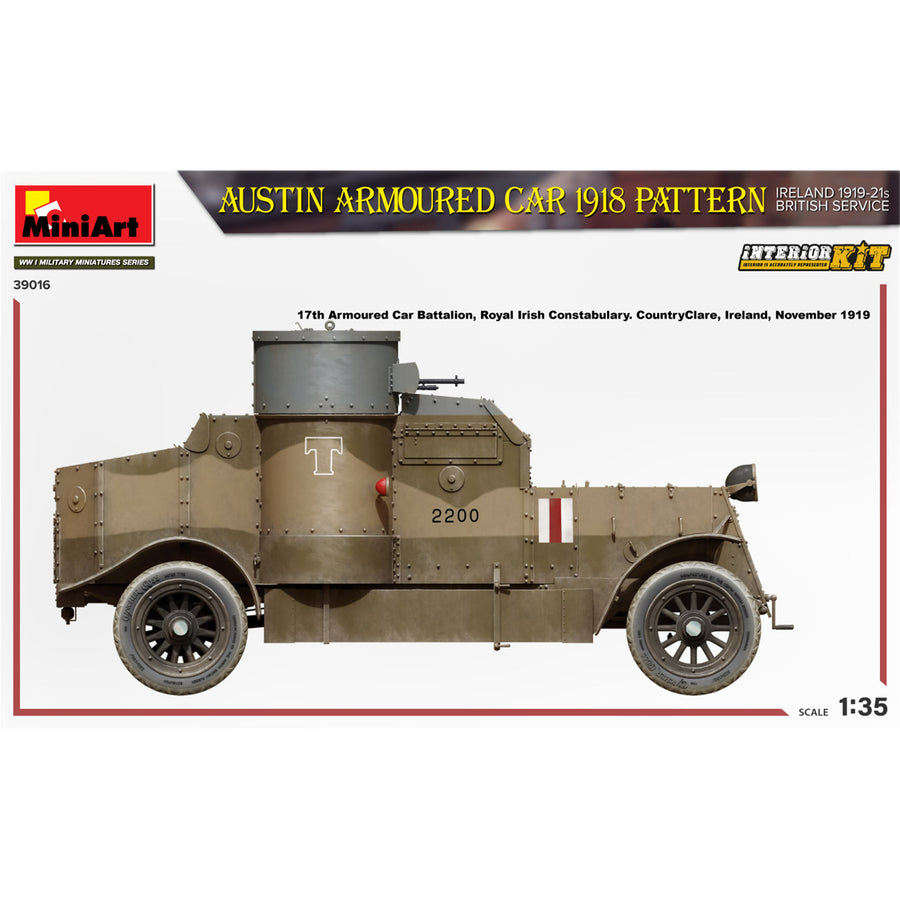 Miniart 2-39016 - MINIART 1/35 AUSTIN ARMOURED CAR 1919-21 IRISH