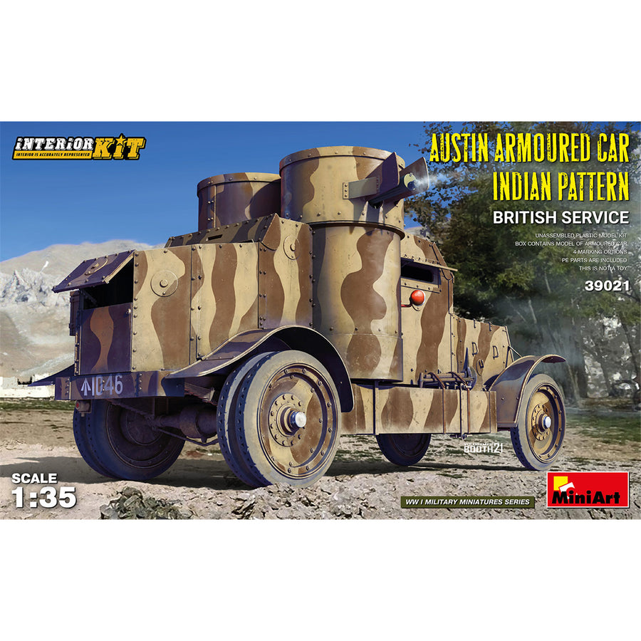 Miniart 2-39021 - MINIART 1/35 AUSTIN ARMED CAR INDIAN PATTERN BRIT