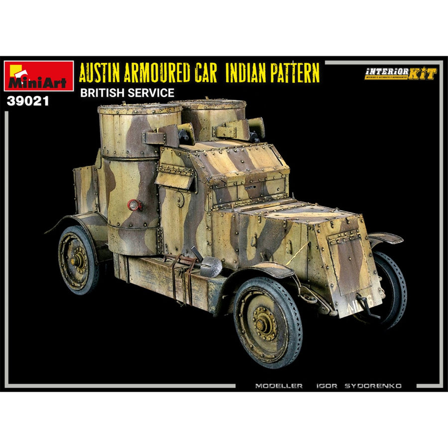 Miniart 2-39021 - MINIART 1/35 AUSTIN ARMED CAR INDIAN PATTERN BRIT