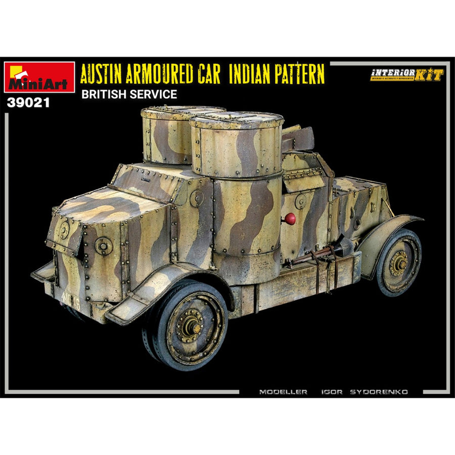Miniart 2-39021 - MINIART 1/35 AUSTIN ARMED CAR INDIAN PATTERN BRIT