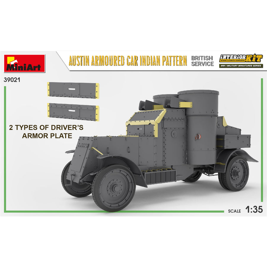 Miniart 2-39021 - MINIART 1/35 AUSTIN ARMED CAR INDIAN PATTERN BRIT