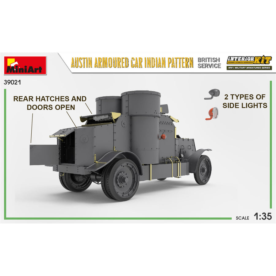 Miniart 2-39021 - MINIART 1/35 AUSTIN ARMED CAR INDIAN PATTERN BRIT