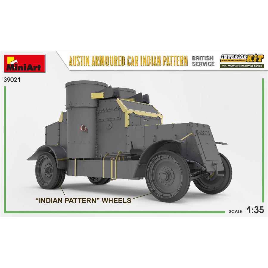 Miniart 2-39021 - MINIART 1/35 AUSTIN ARMED CAR INDIAN PATTERN BRIT