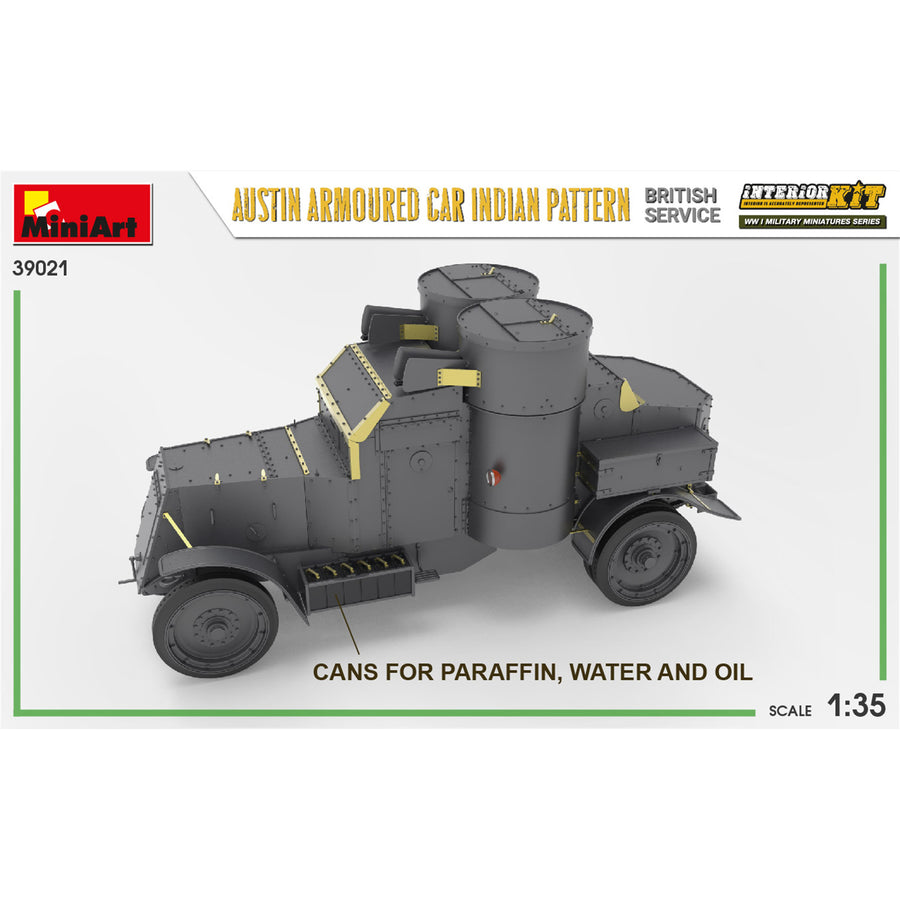 Miniart 2-39021 - MINIART 1/35 AUSTIN ARMED CAR INDIAN PATTERN BRIT
