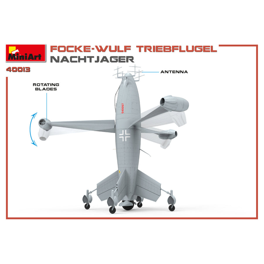 Miniart 2-40013 - MINIART 1/35 FOCKE WULF TRIEBFLUGEL NACHTJAGER