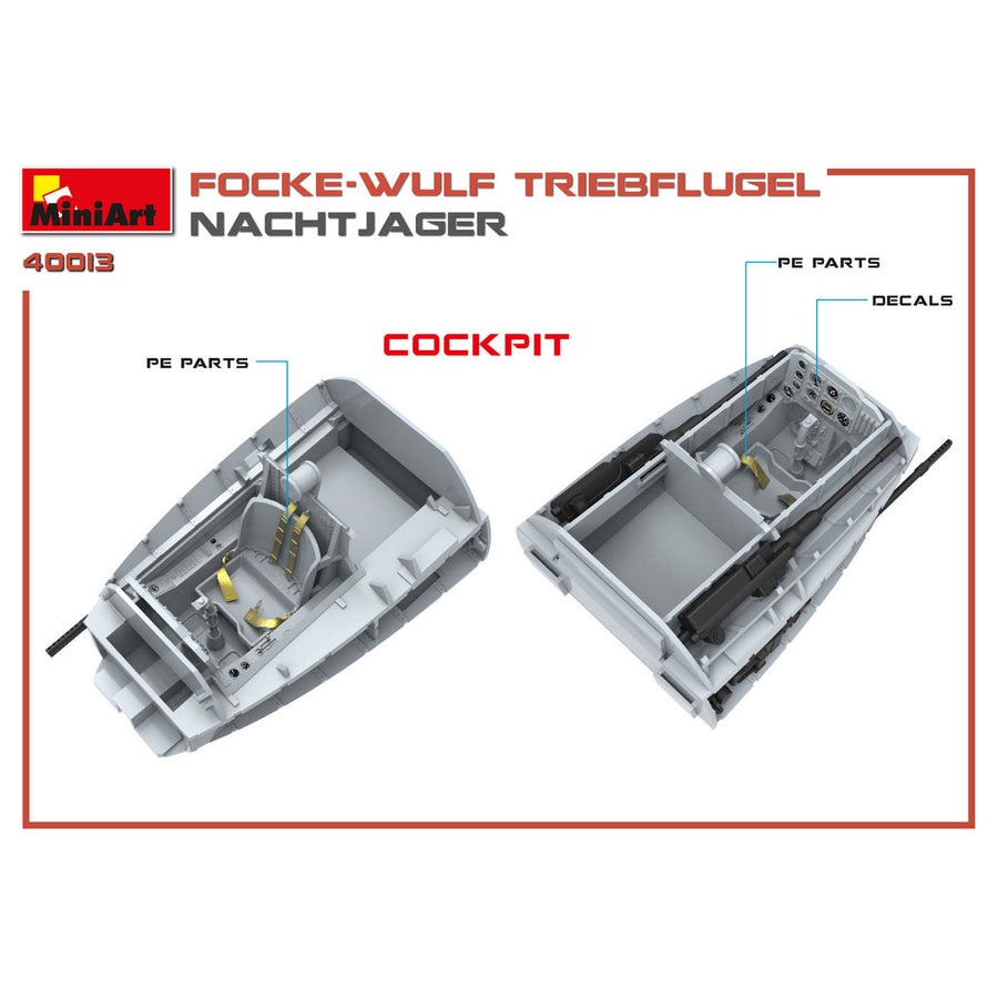 Miniart 2-40013 - MINIART 1/35 FOCKE WULF TRIEBFLUGEL NACHTJAGER