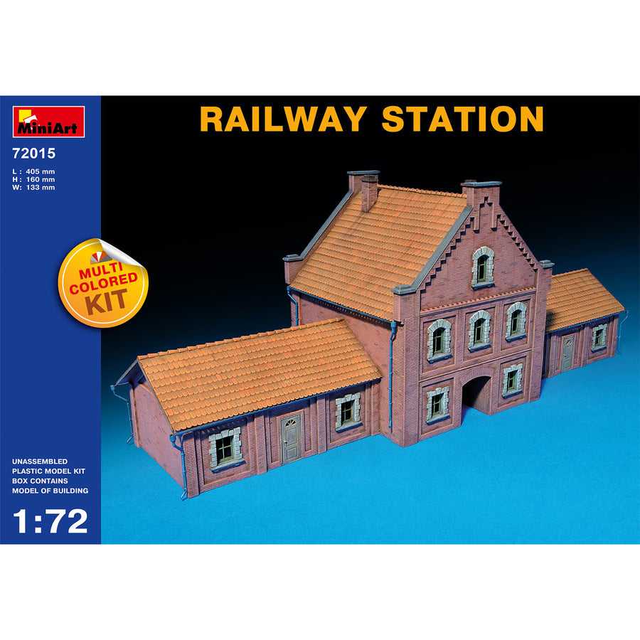 Miniart 2-72015 - MINIART 1/72 RAILWAY STATION