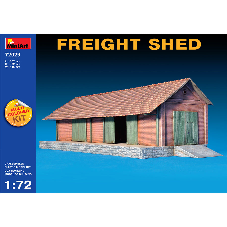 Miniart 2-72029 - MINIART 1/72 FREIGHT SHED